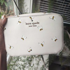 Kate Spade Staci Bee mini camera cross body Bag
